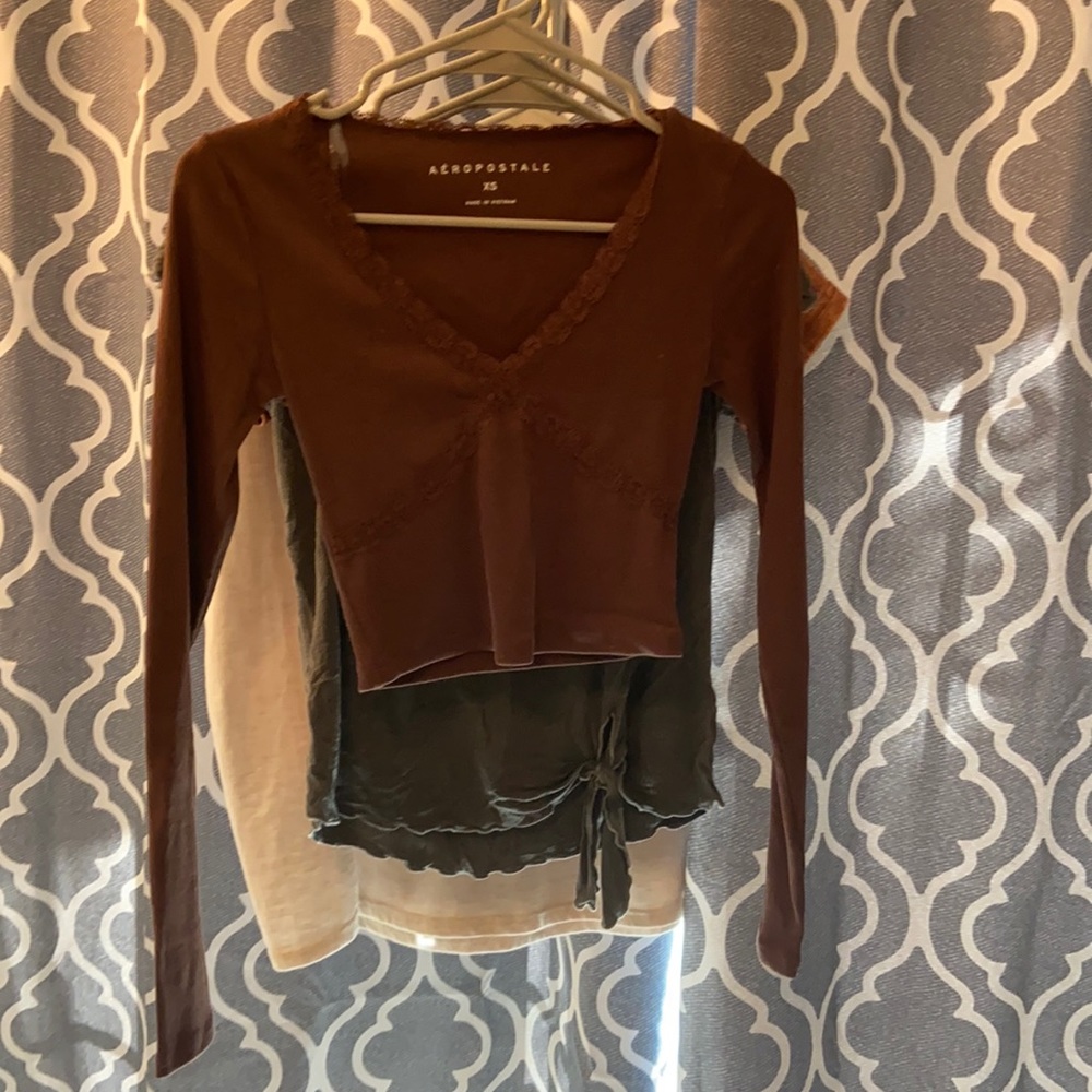 Long Sleeve Crop Top